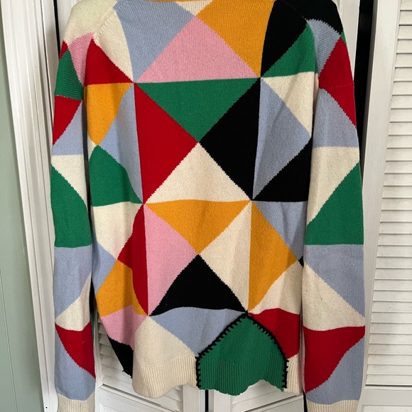 Tibi intarsia patchwork sweater size S - Picture 4 of 6